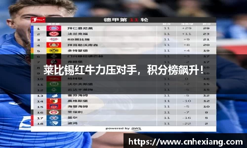 莱比锡红牛力压对手，积分榜飙升！