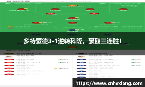 多特蒙德3-1逆转科隆，豪取三连胜！