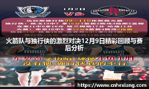 火箭队与独行侠的激烈对决12月9日精彩回顾与赛后分析